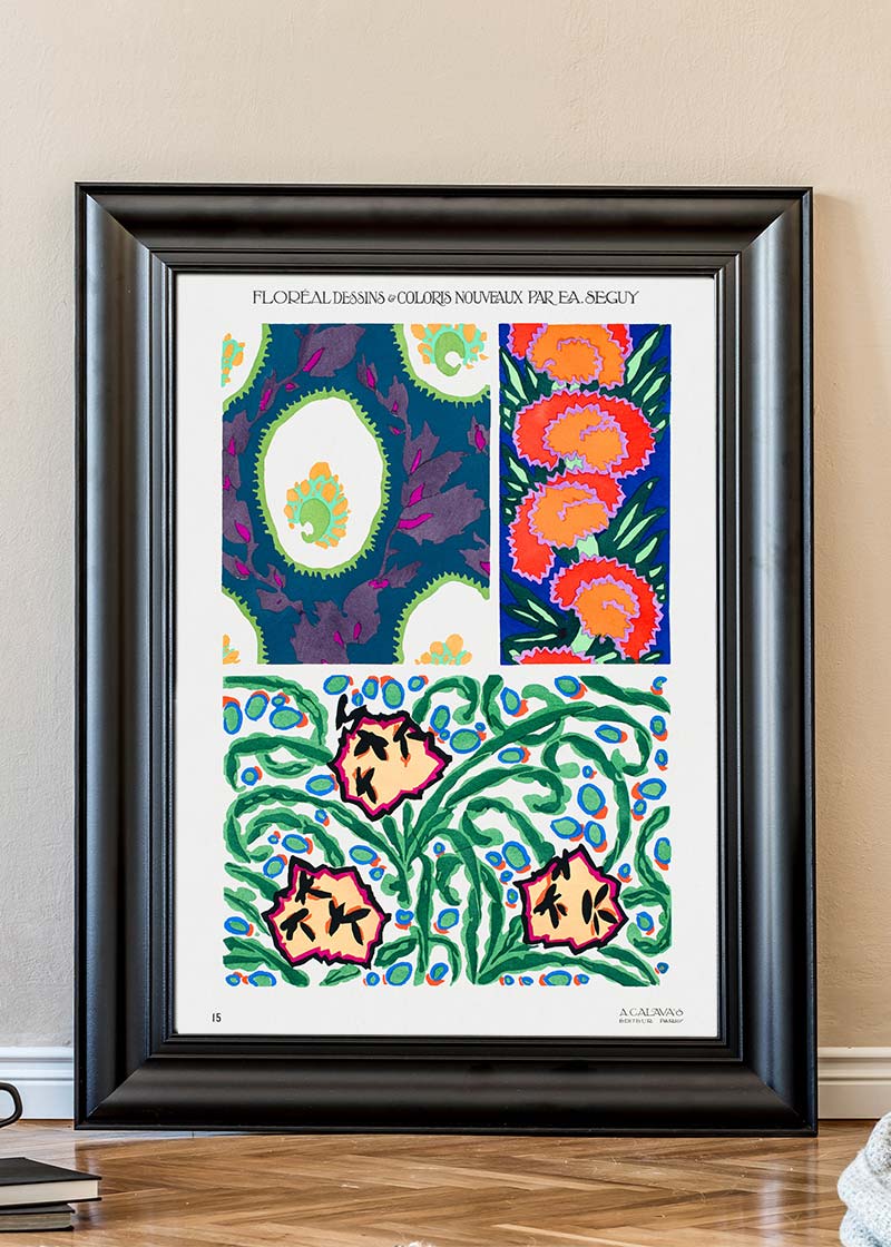 Emile-Alain Séguy Art Nouveau Pattern Print 023