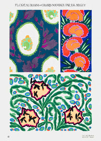 Emile-Alain Séguy Art Nouveau Pattern Print 023