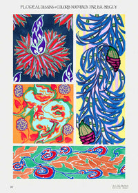 Emile-Alain Séguy Art Nouveau Pattern Print 024