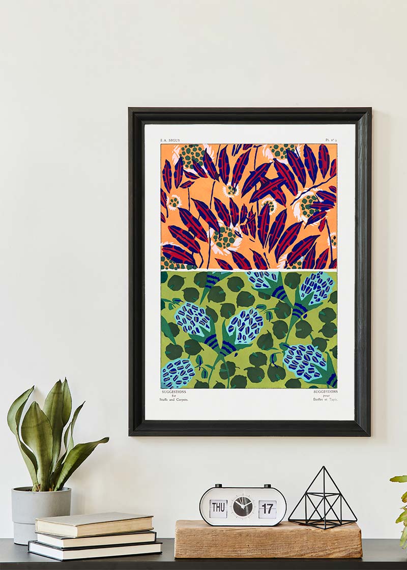 Emile-Alain Séguy Art Nouveau Pattern Print 025