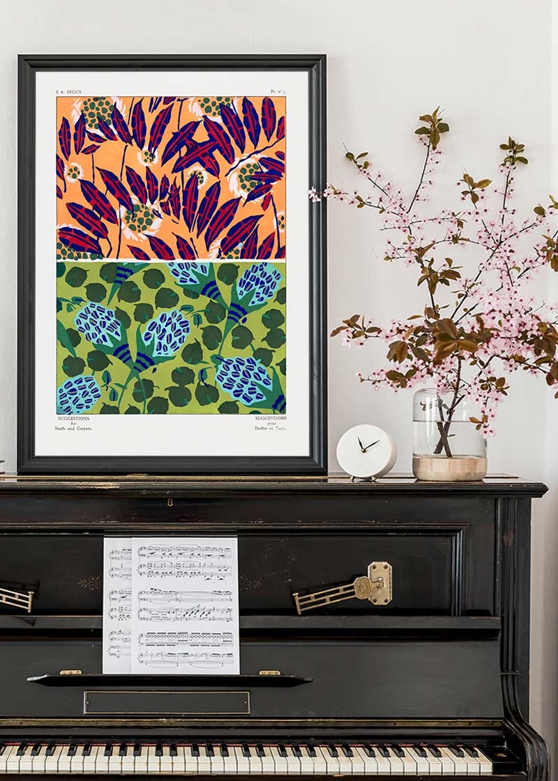 Emile-Alain Séguy Art Nouveau Pattern Print 025