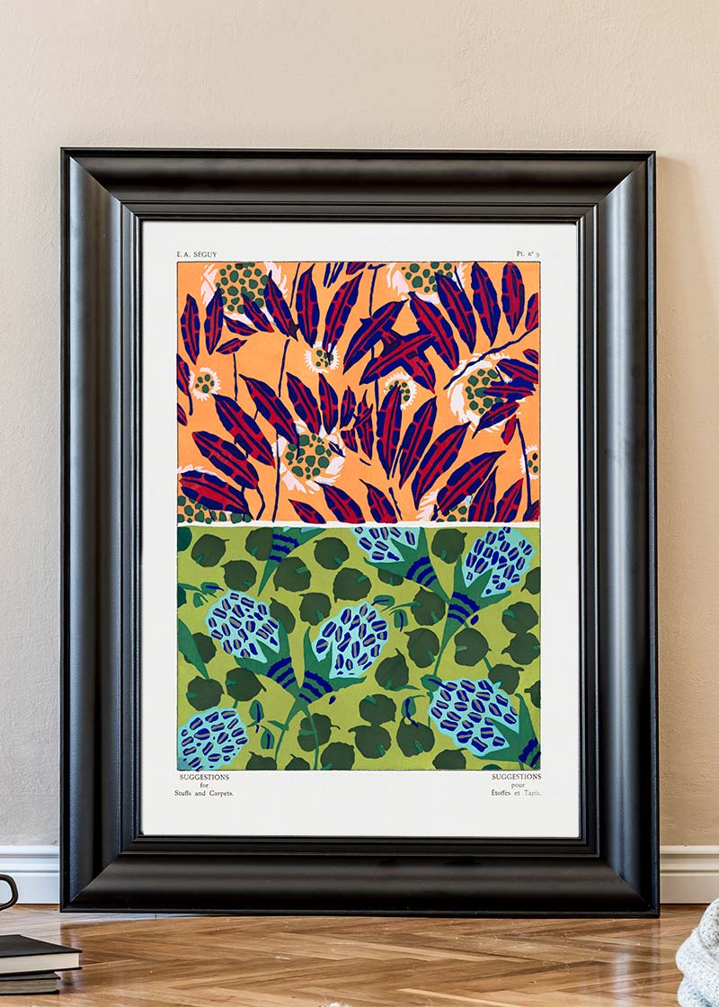 Emile-Alain Séguy Art Nouveau Pattern Print 025
