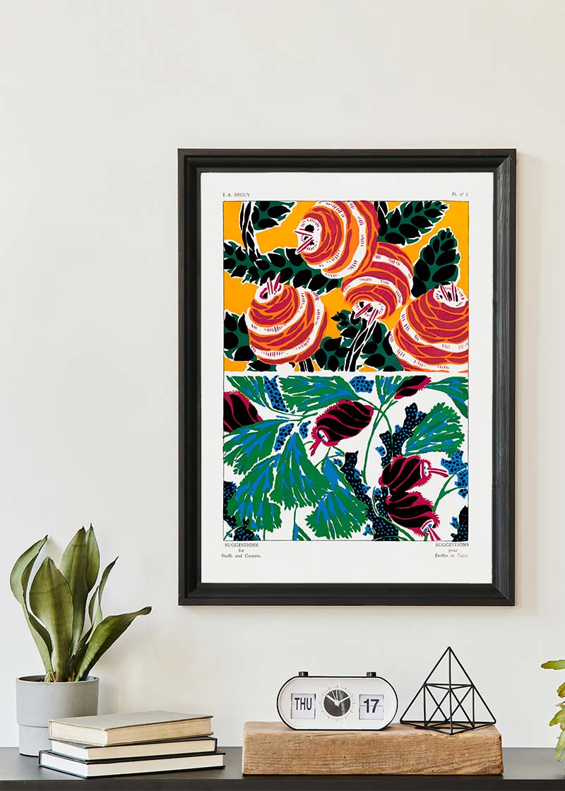 Emile-Alain Séguy Art Nouveau Pattern Print 026