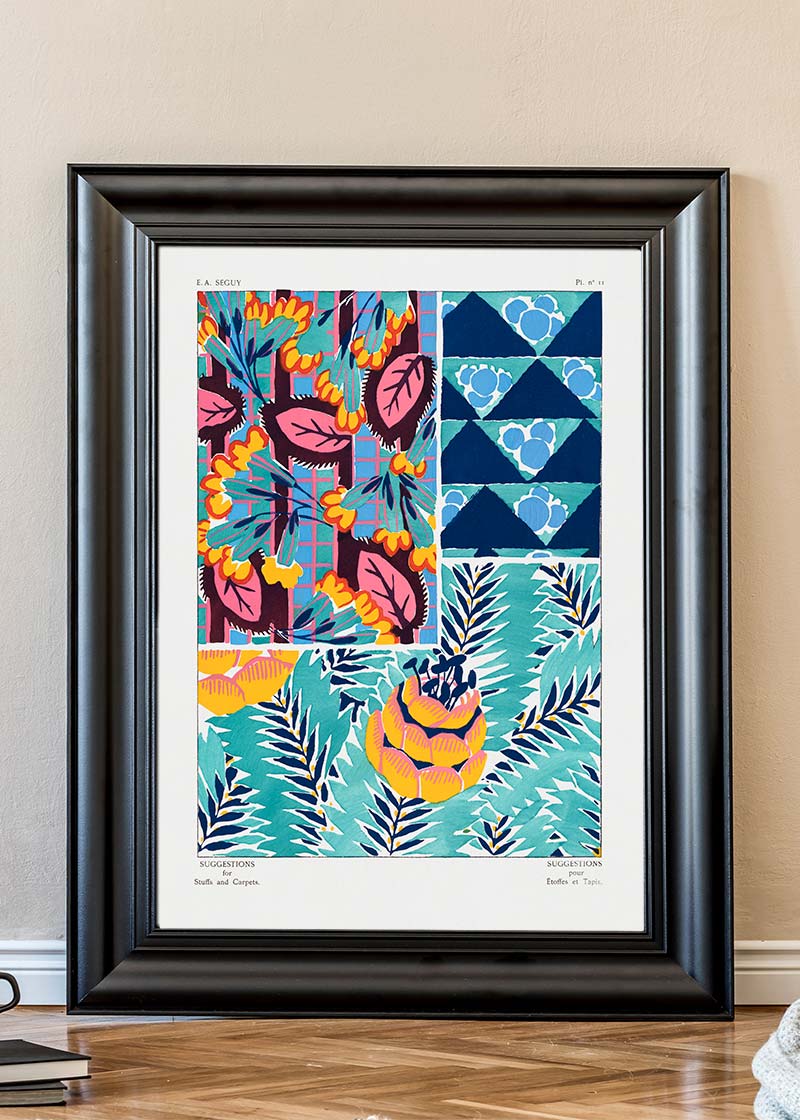 Emile-Alain Séguy Art Nouveau Pattern Print 027