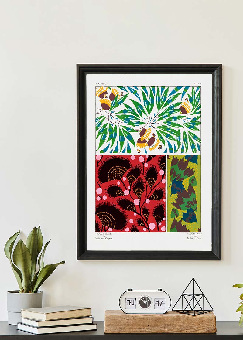 Emile-Alain Séguy Art Nouveau Pattern Print 030