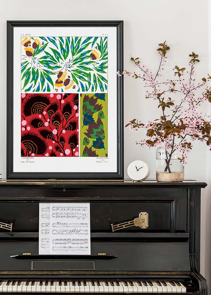 Emile-Alain Séguy Art Nouveau Pattern Print 030