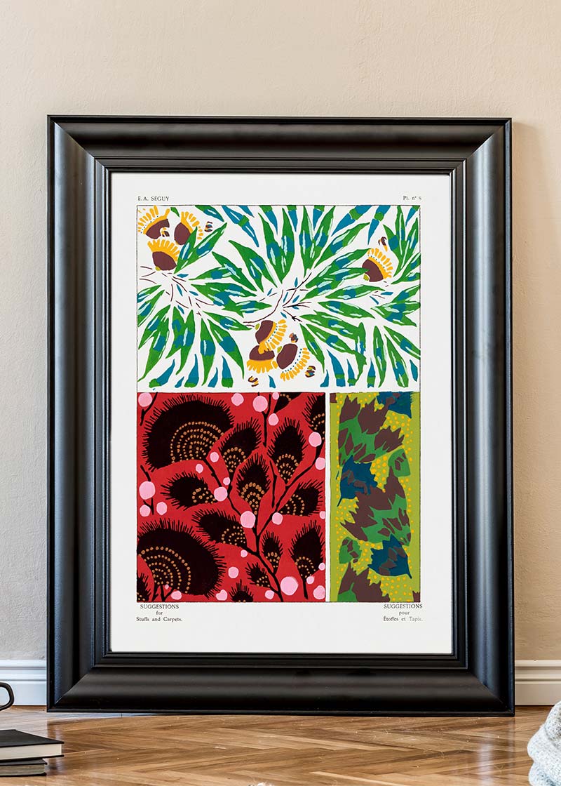 Emile-Alain Séguy Art Nouveau Pattern Print 030