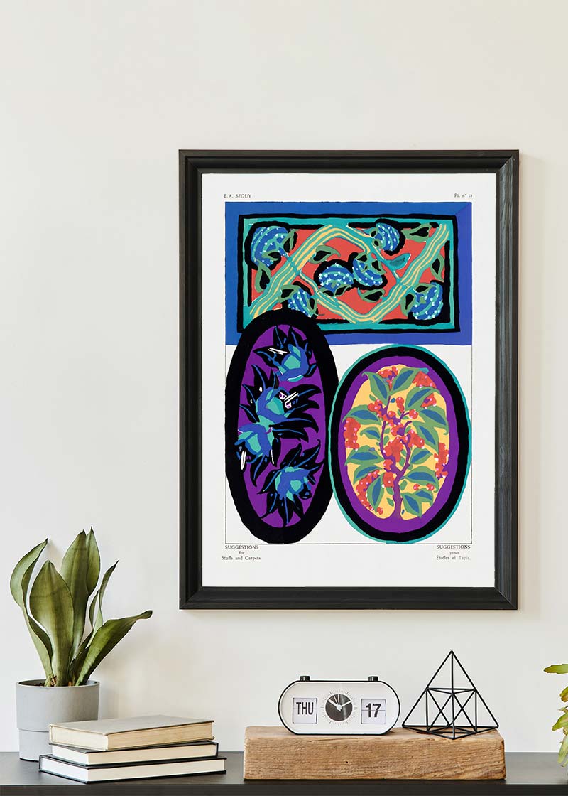 Emile-Alain Séguy Art Nouveau Pattern Print 032