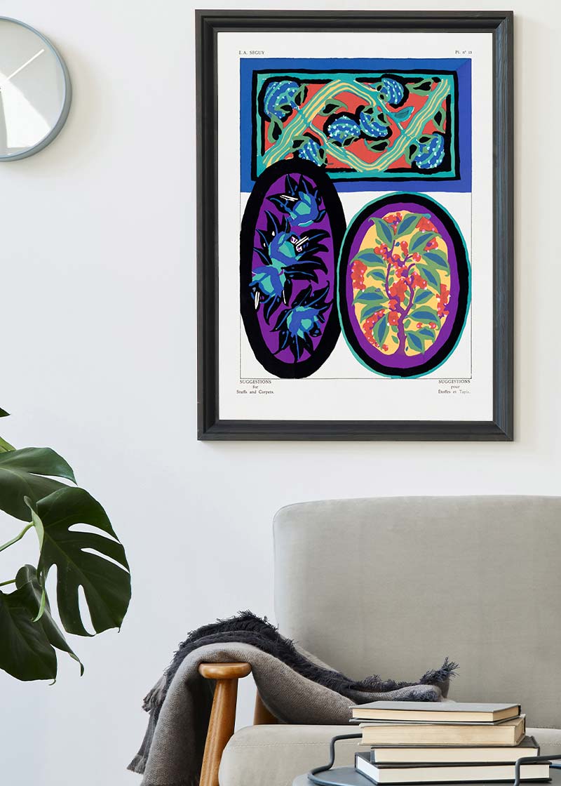 Emile-Alain Séguy Art Nouveau Pattern Print 032
