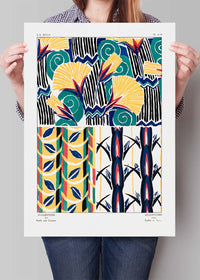 Emile-Alain Séguy Art Nouveau Pattern Print 033