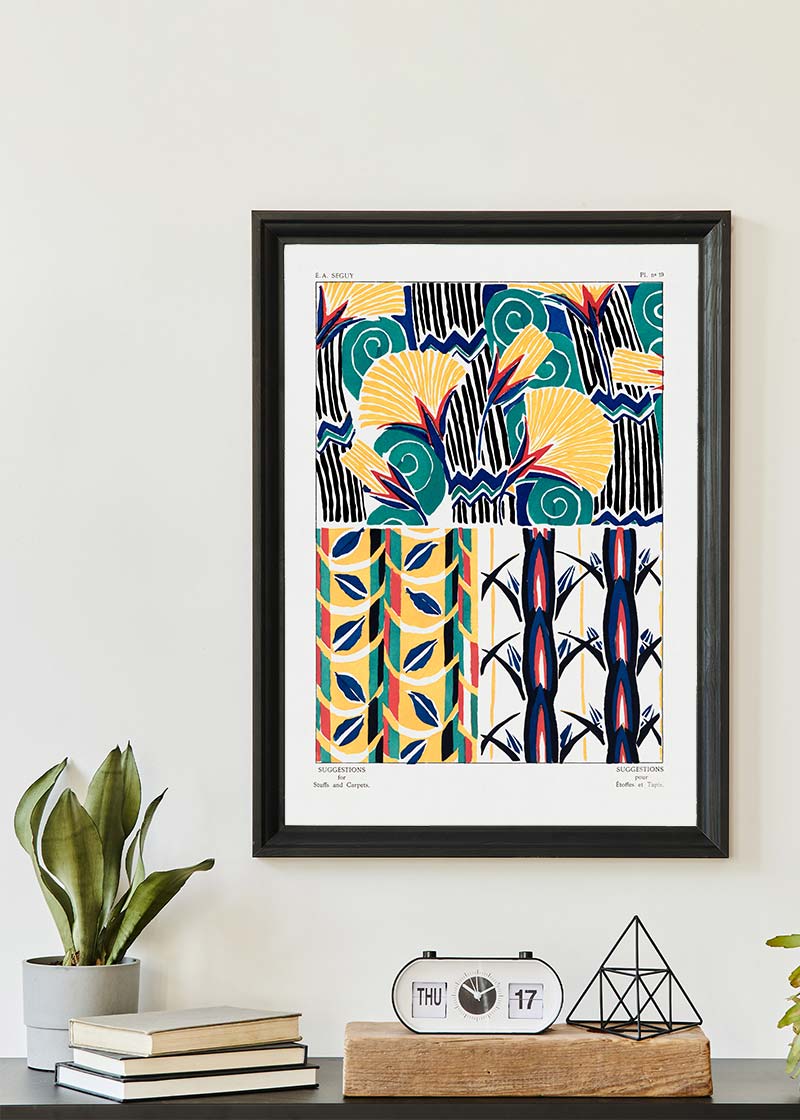 Emile-Alain Séguy Art Nouveau Pattern Print 033