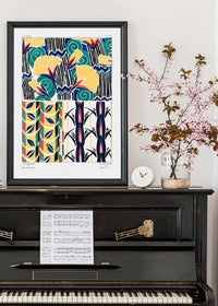 Emile-Alain Séguy Art Nouveau Pattern Print 033