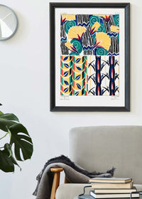 Emile-Alain Séguy Art Nouveau Pattern Print 033
