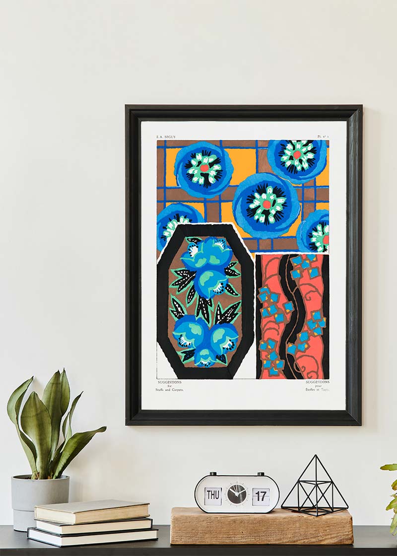 Emile-Alain Séguy Art Nouveau Pattern Print 034