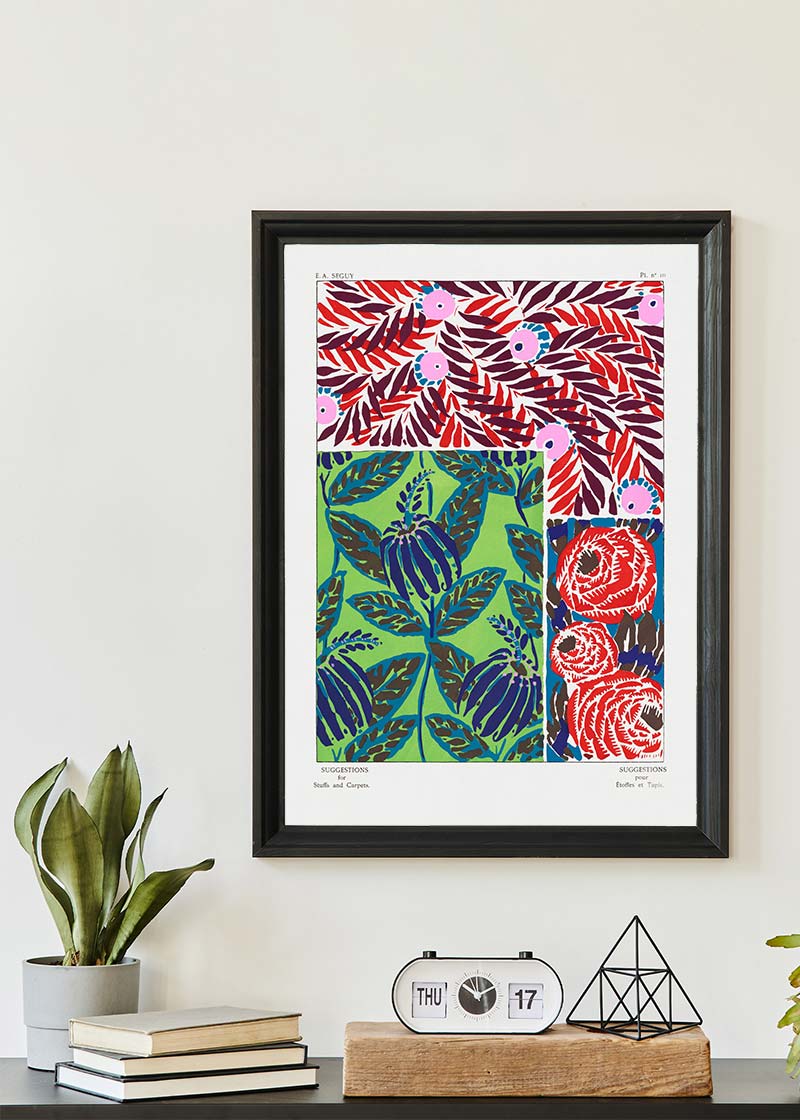 Emile-Alain Séguy Art Nouveau Pattern Print 035