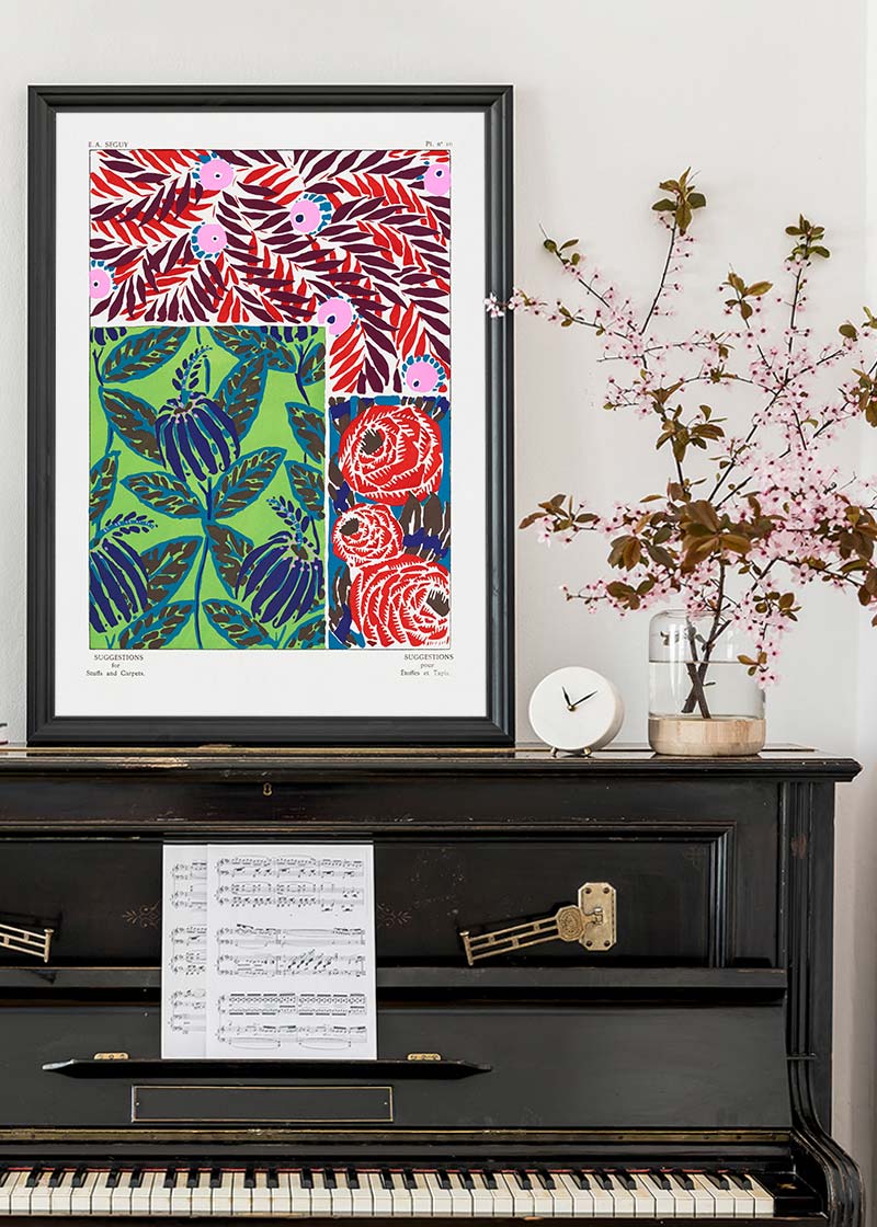 Emile-Alain Séguy Art Nouveau Pattern Print 035