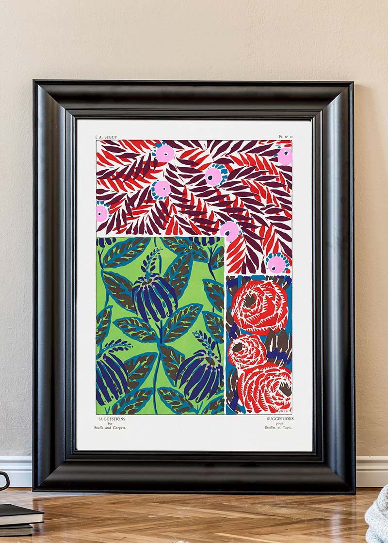 Emile-Alain Séguy Art Nouveau Pattern Print 035