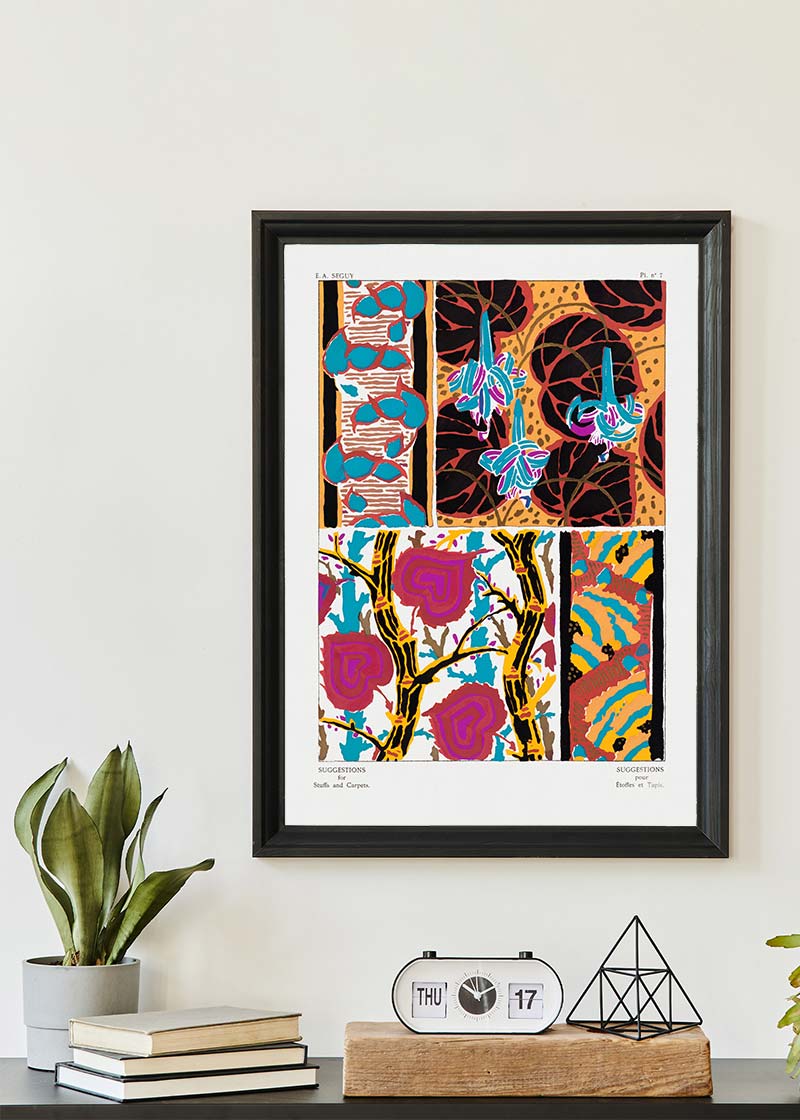 Emile-Alain Séguy Art Nouveau Pattern Print 036