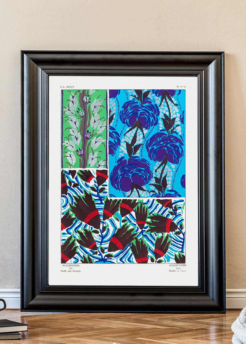 Emile-Alain Séguy Art Nouveau Pattern Print 037
