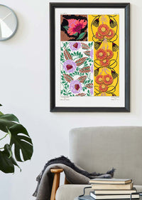 Emile-Alain Séguy Art Nouveau Pattern Print 038