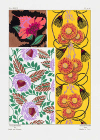Emile-Alain Séguy Art Nouveau Pattern Print 038