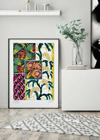 Emile-Alain Séguy Art Nouveau Pattern Print 039