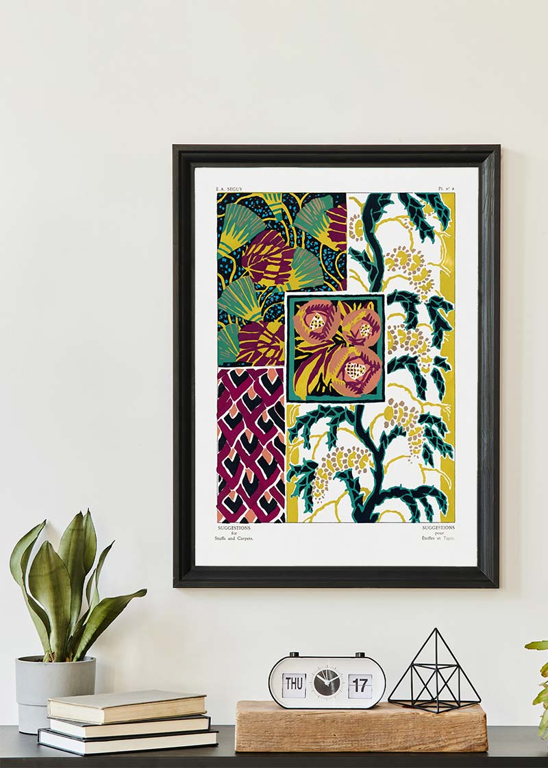 Emile-Alain Séguy Art Nouveau Pattern Print 039