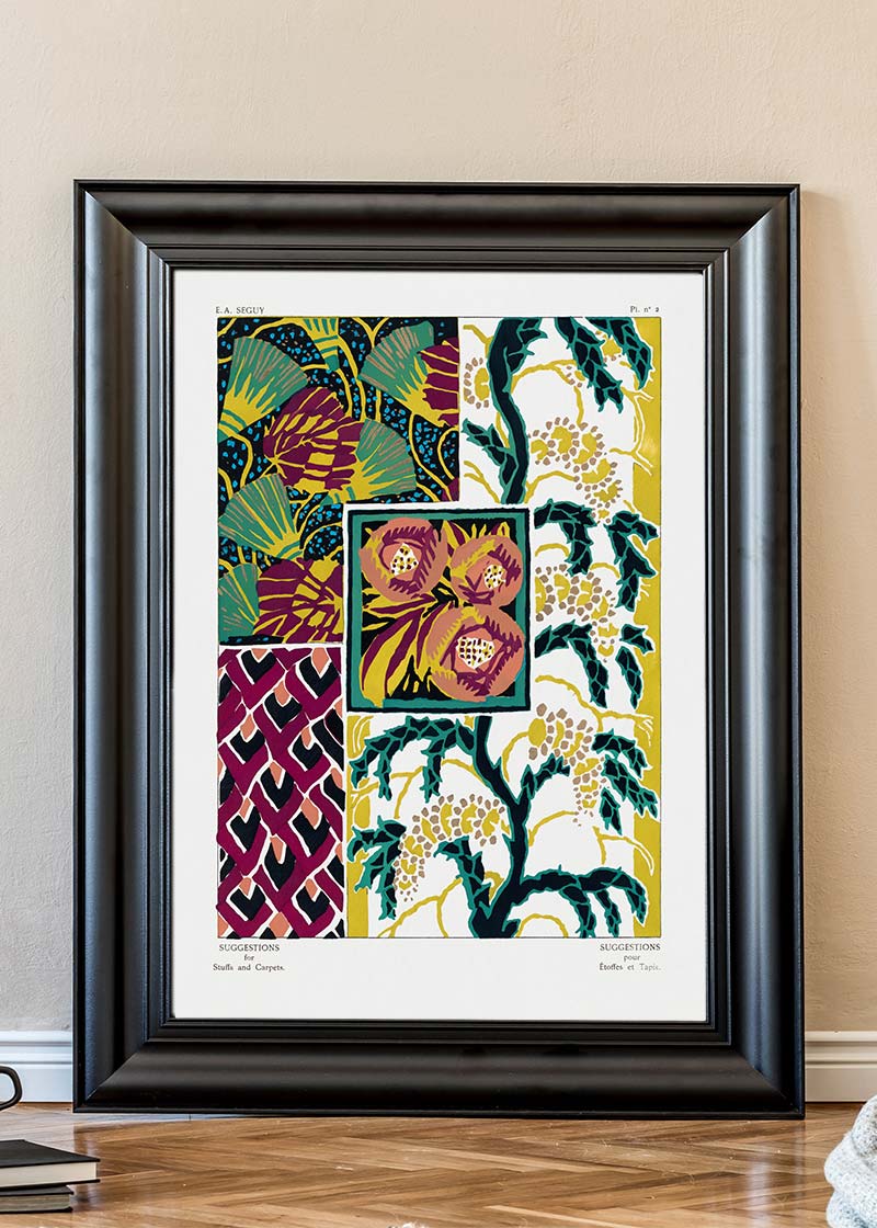 Emile-Alain Séguy Art Nouveau Pattern Print 039