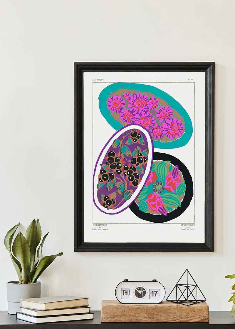 Emile-Alain Séguy Art Nouveau Pattern Print 040