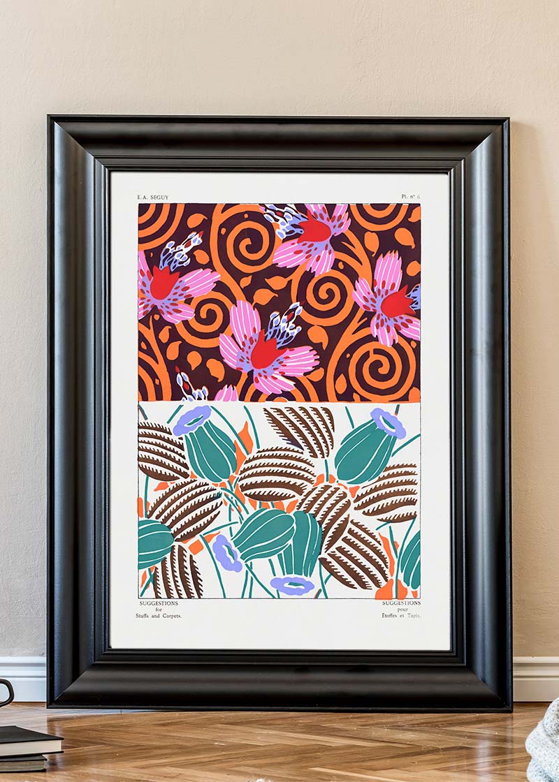 Emile-Alain Séguy Art Nouveau Pattern Print 041