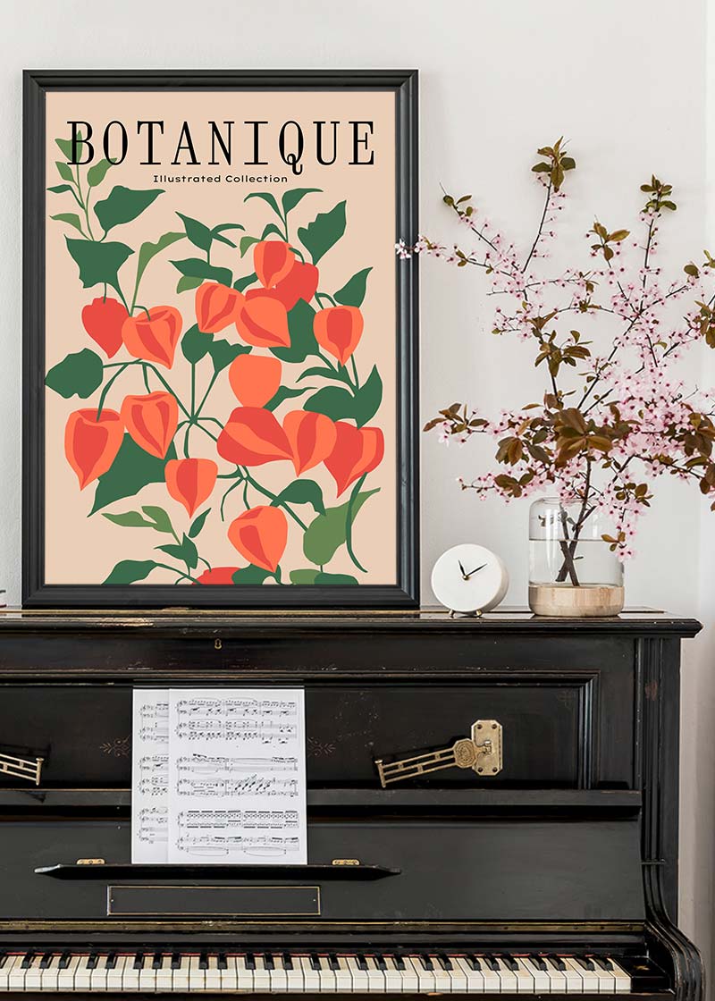 Botanique Illustrated Floral Print