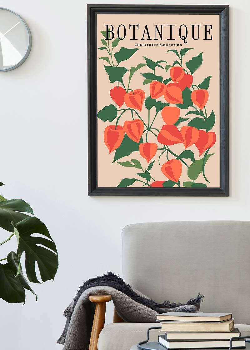 Botanique Illustrated Floral Print