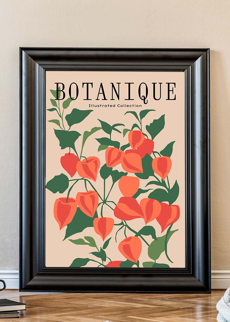 Botanique Illustrated Floral Print