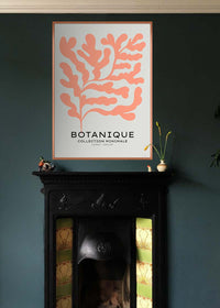 Botanique Minimal Floral Cut Out Print