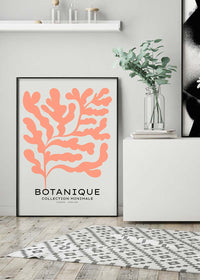 Botanique Minimal Floral Cut Out Print