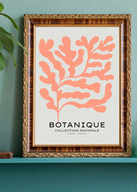 Botanique Minimal Floral Cut Out Print