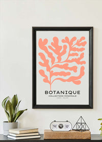 Botanique Minimal Floral Cut Out Print