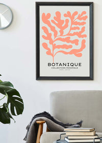 Botanique Minimal Floral Cut Out Print