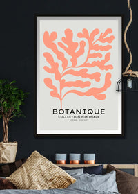 Botanique Minimal Floral Cut Out Print