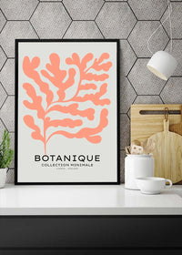 Botanique Minimal Floral Cut Out Print