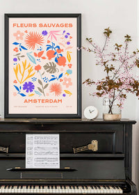 Fleurs Sauvages Amsterdam Flower Print