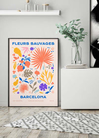 Fleurs Sauvages Barcelona Flower Print