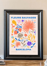 Fleurs Sauvages Barcelona Flower Print