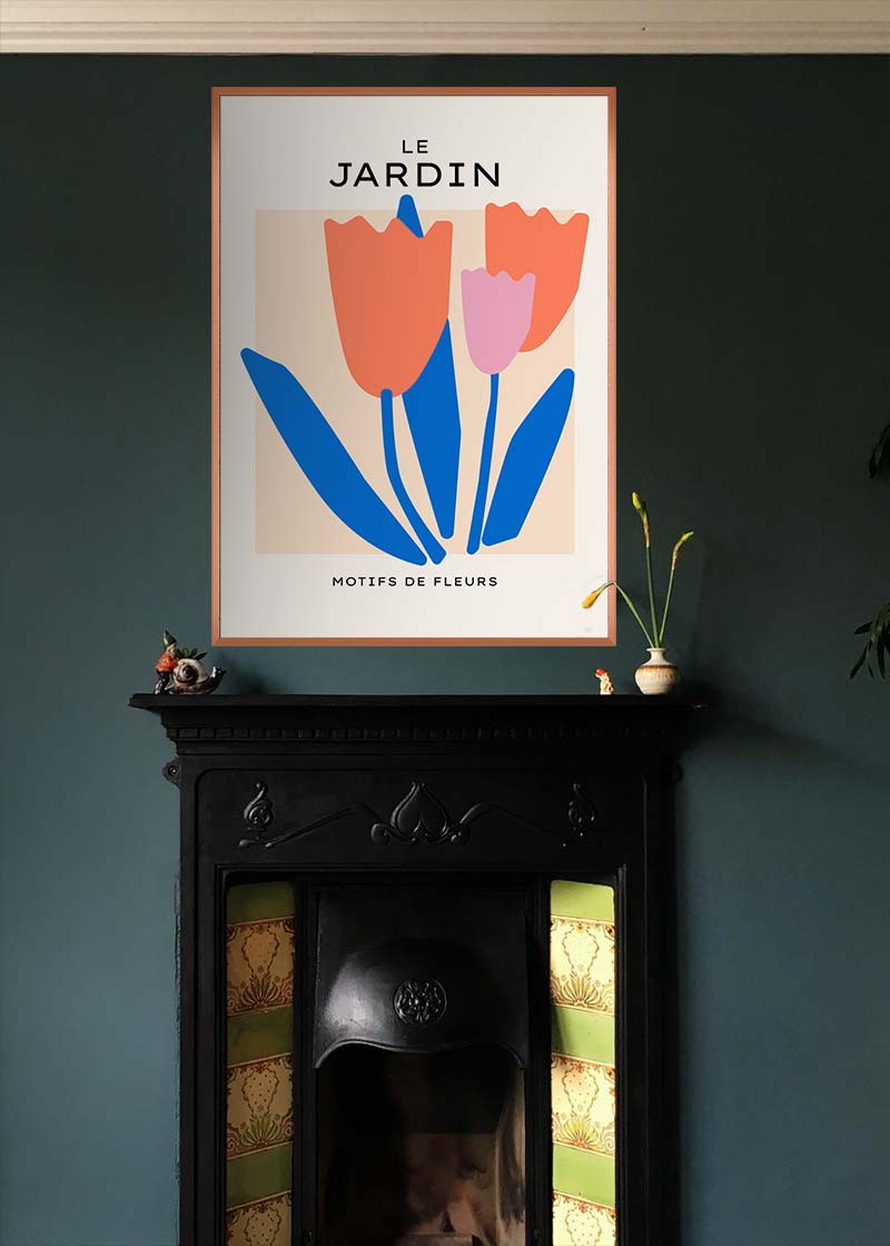 Le Jardin Floral Print