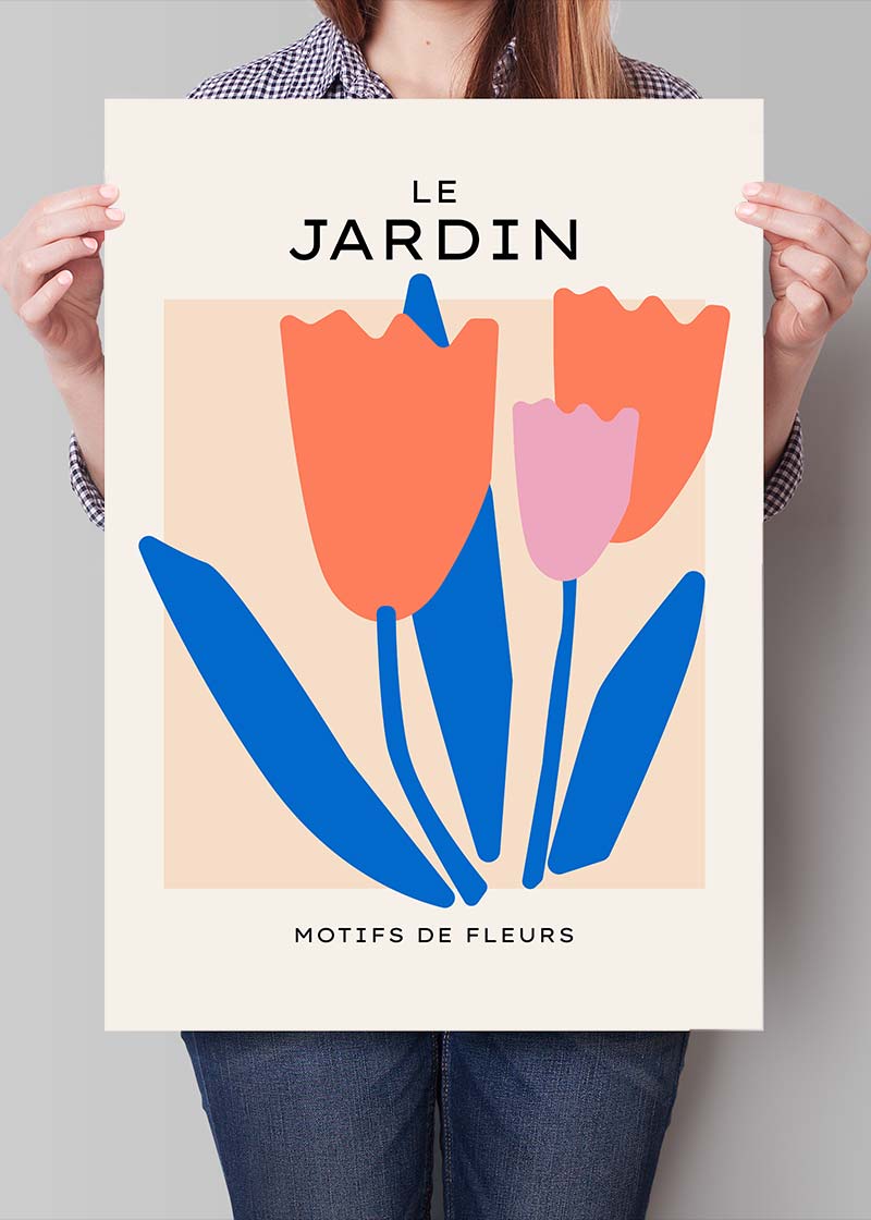 Le Jardin Floral Print