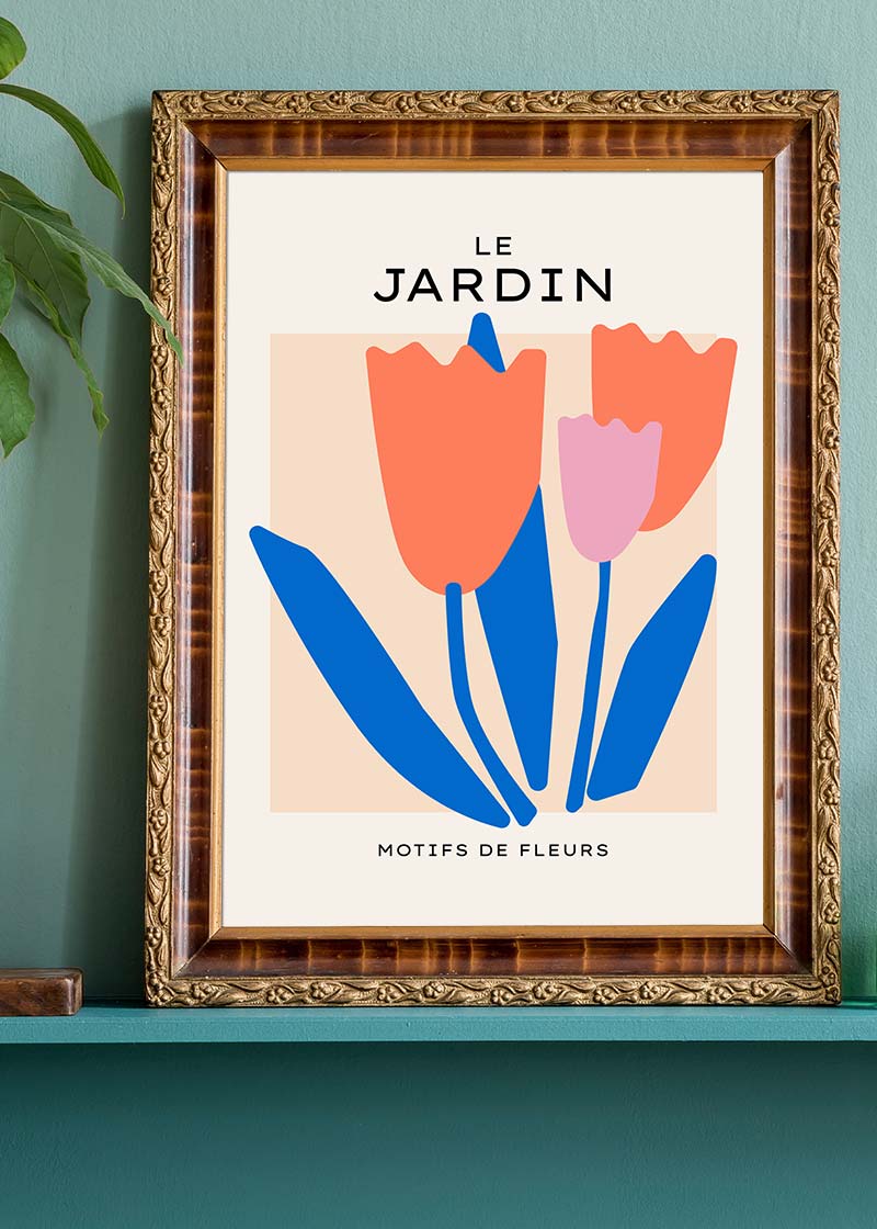 Le Jardin Floral Print