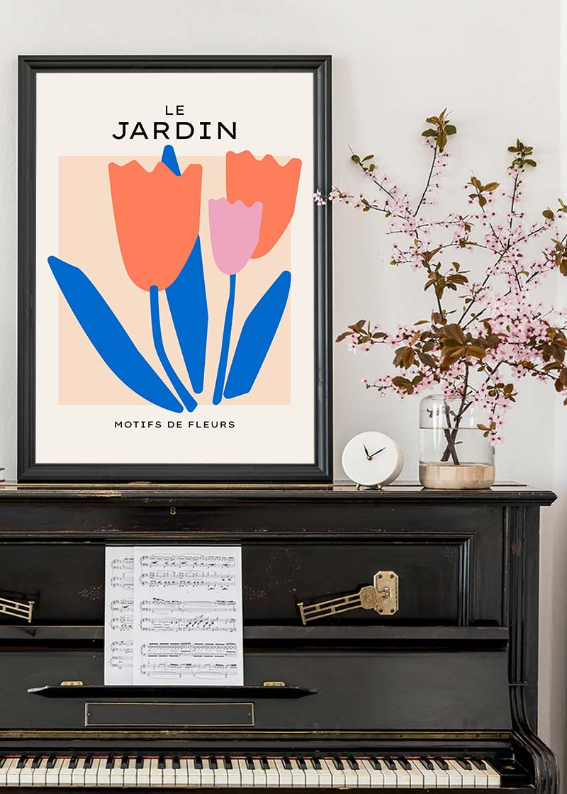 Le Jardin Floral Print