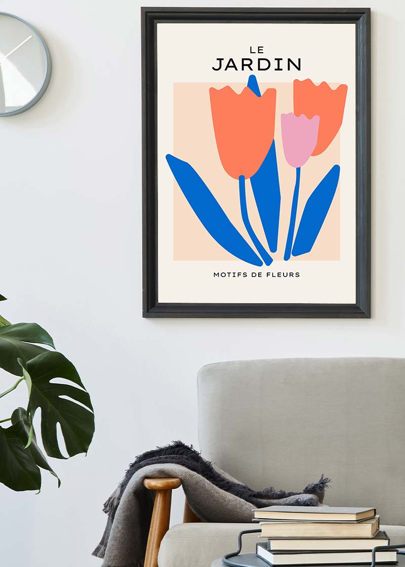Le Jardin Floral Print