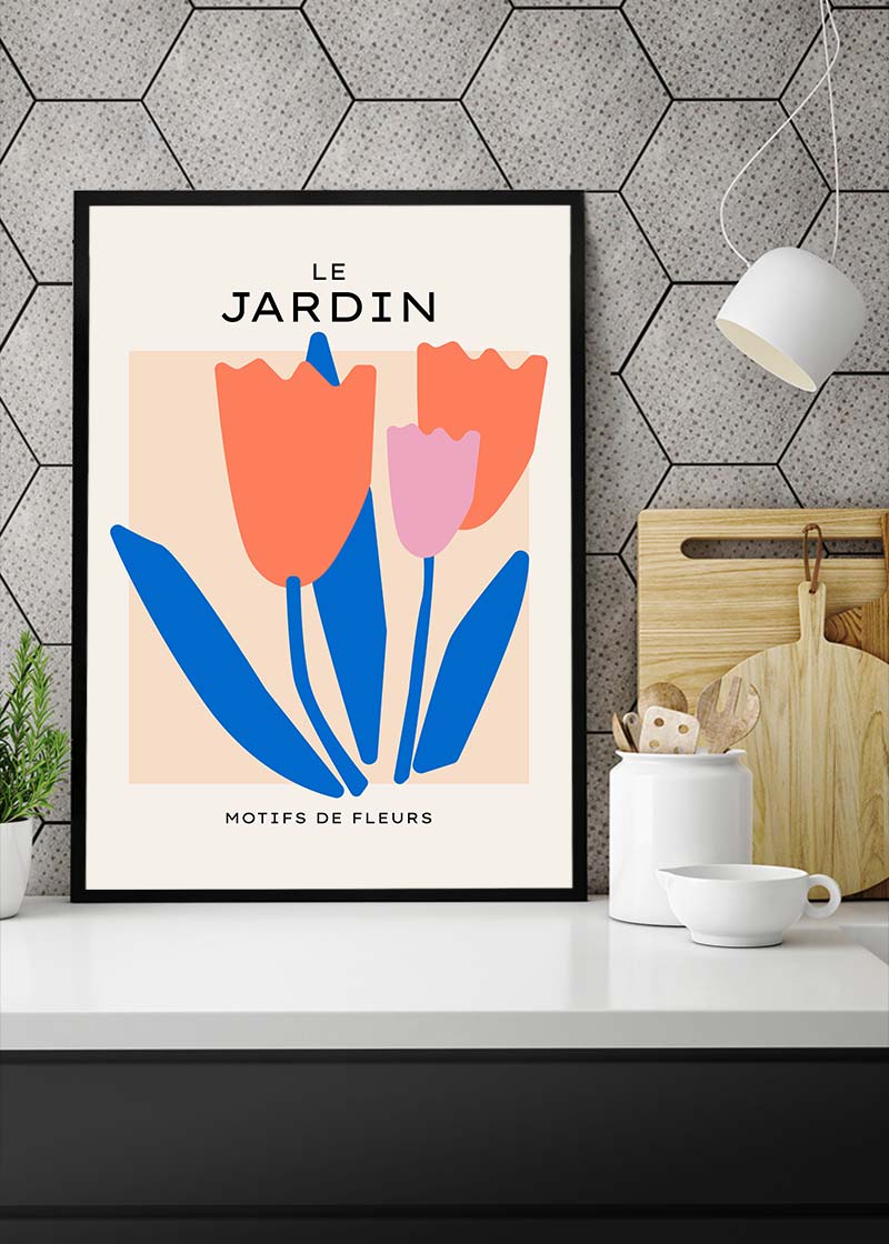 Le Jardin Floral Print