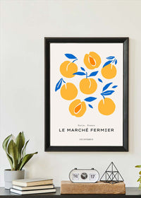 Paris Farmers Market Peaches Print